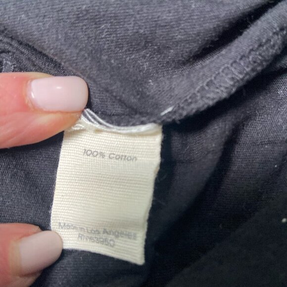 Road To Nowhere Crewneck Cotton Relaxed Fit Short Sleeve Tee Shirt Black Medium - Picture 7 of 7